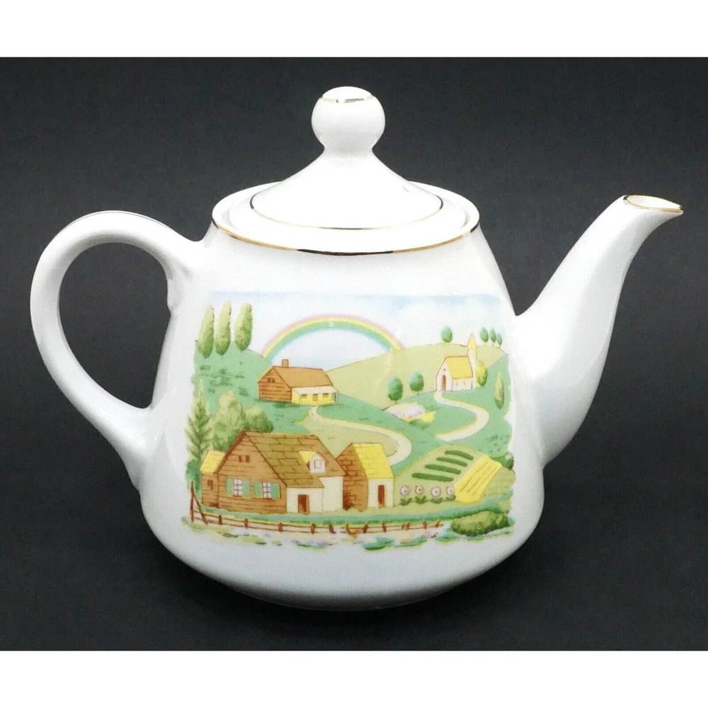 Vintage Porcelain Teapot 5
